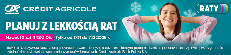 Raty 0% na świeta