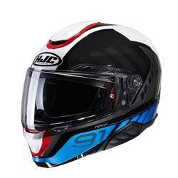 Kask motocyklowy szczękowy HJC Rpha91 Rafino White/Blue/Red