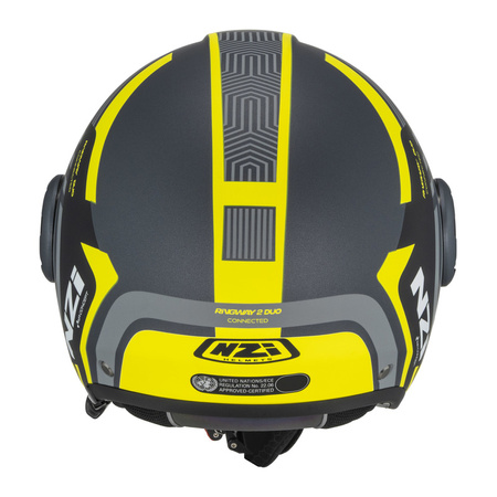 KASK MOTOCYKLOWY NZI RINGWAY 2 DUO CONNECTED ANTRACITE GREY MATT