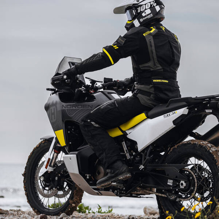 Kurtka tekstylna REBELHORN PATROL Black/Flo Yellow