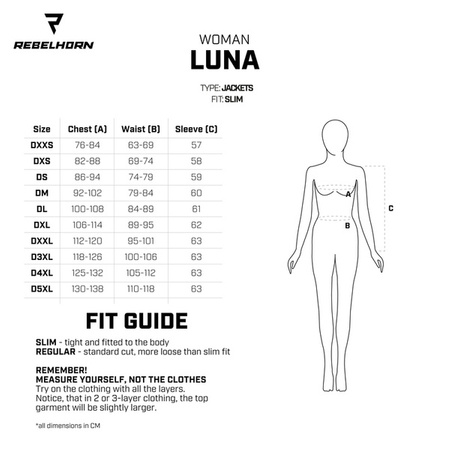 Kurtka tekstylna REBELHORN LUNA LADY Black/Ice/Flo Yellow