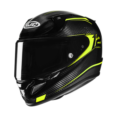 Kask Hjc Rpha12 Carbon Keres Black/Yellow