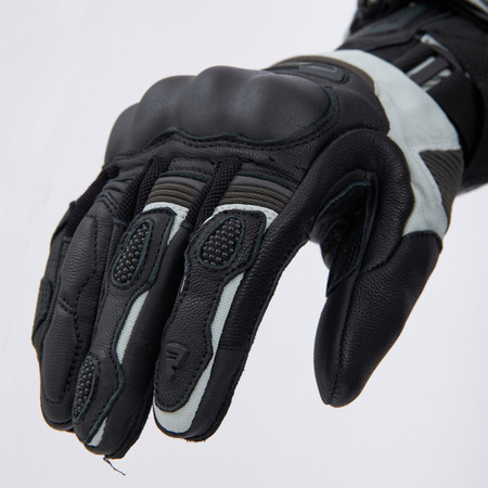 Rękawice skórzane REBELHORN RANGE black/light grey