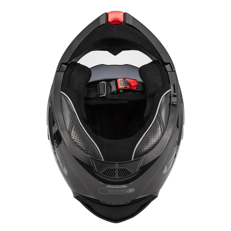 KASK MOTOCYKLOWY NZI COMBI 3 DUO BLACK