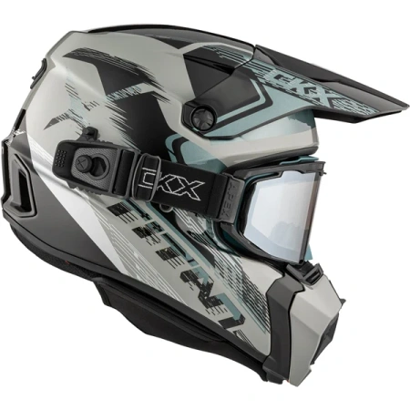 CKX Titan AMS Kask Zimowy + Gogle APEX ATV ECE DOT