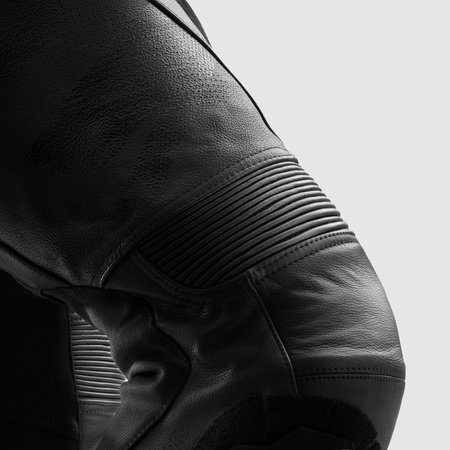 Motocyklowe Spodnie Skórzane Rebelhorn Inferno Black ze sliderami