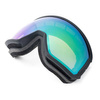 Gogle Snowboardowe IMX Peak Black Matt/Black - Szyba Podwójna Green Irridium + Brown