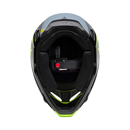 Kask motocrossowy FOX V1 Flow Black/Yellow MIPS®