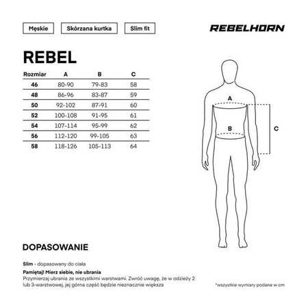 Kurtka Skórzana Rebelhorn Rebel Black/White