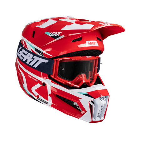 Kask Z Goglami LEATT Kit Moto 3.5 V25 Red 