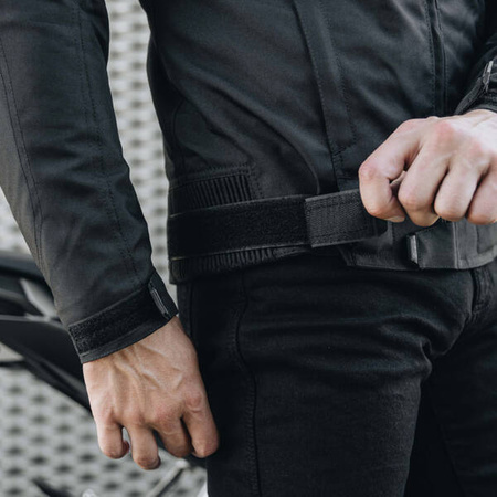 Kurtka Tekstylna OZONE Delta IV Black/Fluo Yellow