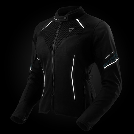Kurtka Tekstylna Rebelhorn Jax Lady Black/Blue Lagoon