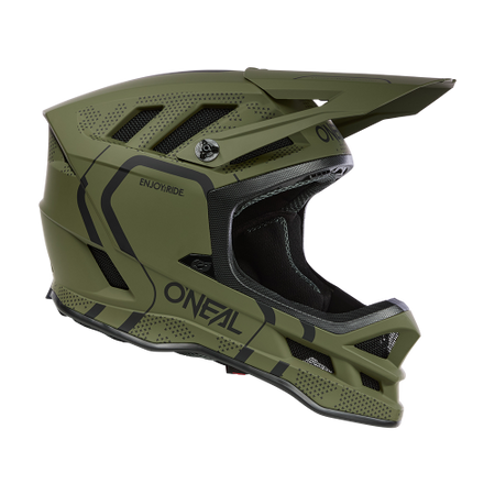 KASK ROWEROWY O'NEAL BLADE POLYACRYLITE STRIKE OLIVE/BLACK + QUIN PRO