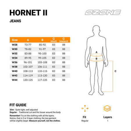 Spodnie Jeans OZONE Hornet II Blue L32