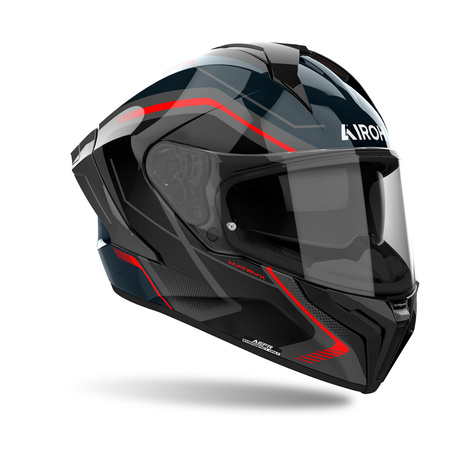 KASK AIROH MATRYX WIDE RED GLOSS XS