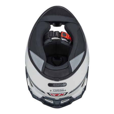 KASK MOTOCYKLOWY NZI TRENDY STREAM SOLID NOUVEAU WHITE