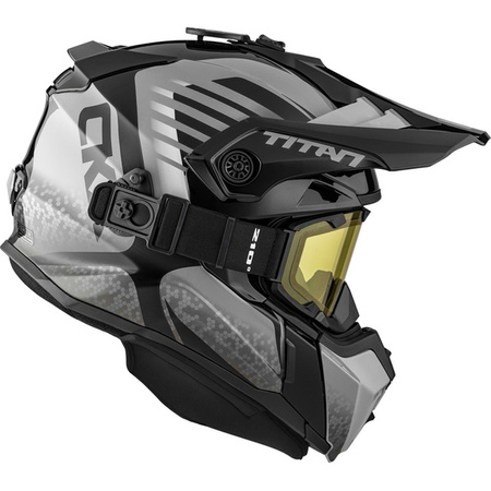 Kask na skuter śnieżny CKX Titan Avid Grey