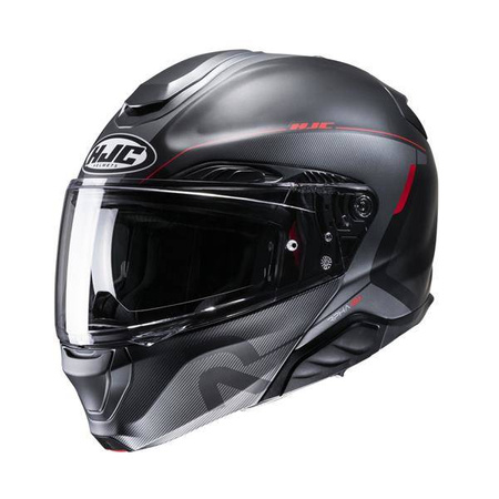 Kask motocyklowy szczękowy HJC Rpha91 Combust Black/Red