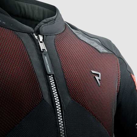 Kurtka Tekstylna REBELHORN Jax Black/Red