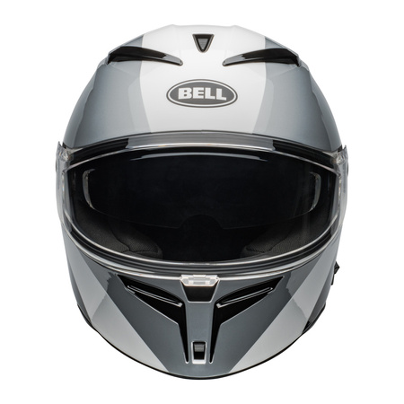 KASK MOTOCYKLOWY BELL LITHIUM ECE6 SHEAR SILVER WHITE