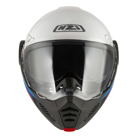 KASK MOTOCYKLOWY NZI MINIMOD DUO WATSON WHITEBLACK POWER