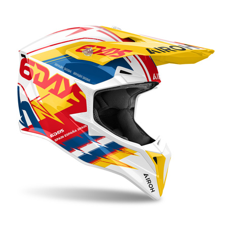 Kask  Off-Road AIROH Wraaap 6Days Spain 2024