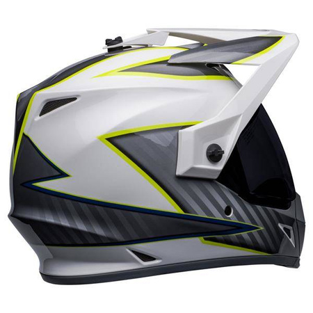 Kask BELL Mx-9 Adventure Mips Dalton White/Hi-Viz Yellow