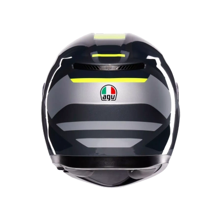 Kask Integralny AGV K3 Shade Grey/Yellow Fluo – Najnowsza Homologacja