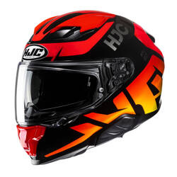 Kask motocyklowy integralny HJC F71 Bard Black/Red