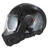 KASK MOTOCYKLOWY NZI MINIMOD DUO META BLACK SILVER