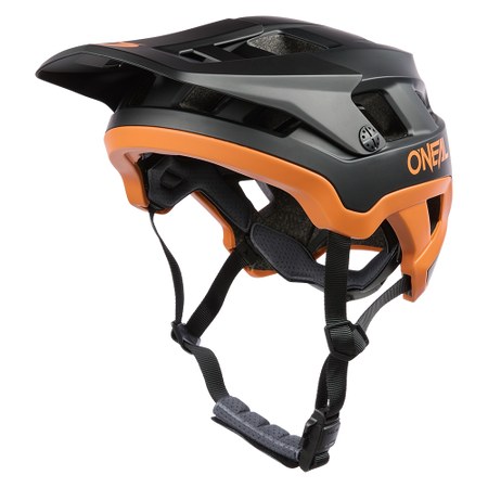 KASK ROWEROWY O'NEAL DEFENDER SOLID BLACK/ORANGE