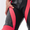 Spodnie Skórzane Rebelhorn Rebel Lady Pink/Black
