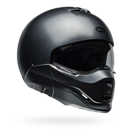 KASK MOTOCYKLOWY BELL BROOZER SOLID SATIN STARSHIP GREY