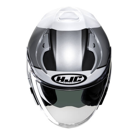 Kask motocyklowy otwarty na skuter/chopper'a HJC Rpha31 Chelet Silver/White