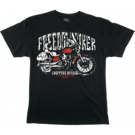 T-shirt Męski Motocykl Kwietnia - Choppers Division