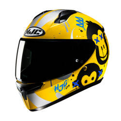 Kask motocyklowy integralny HJC C10 Geti Yellow/Silver