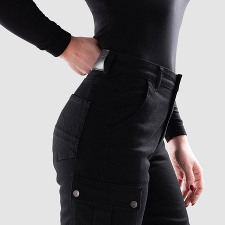 Spodnie Jeans OZONE Jane Lady Jogger Fit Black L30