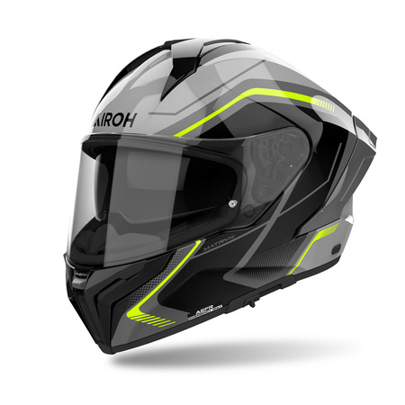 KASK AIROH MATRYX WIDE YELLOW GLOSS XS