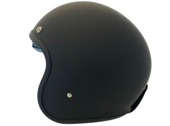 Otwarty Kask APEX JI100 Solid matt black z blendą na choppera skuter