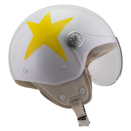 KASK MOTOCYKLOWY NZI PASARELA CONSTELACIÓN AMARILLA