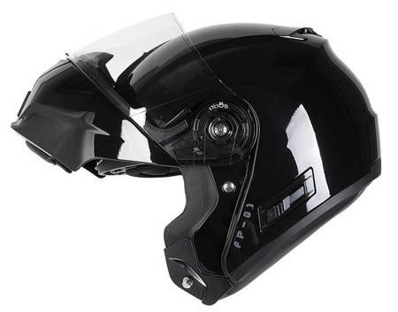 Kask motocyklowy szczękowy OZONE Flip Up Fp-01 Pinlock Ready Black