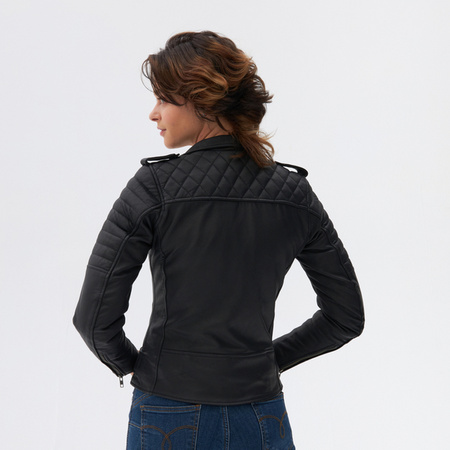 Kurtka Skórzana OZONE Ramones Modern Lady Matt Black