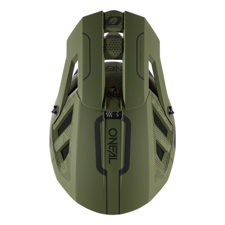 KASK ROWEROWY O'NEAL BLADE POLYACRYLITE STRIKE OLIVE/BLACK + QUIN PRO