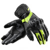 Rękawice Skórzane REBELHORN Viper Black/Grey/Fluo Yellow 