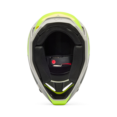 Kask motocrossowy FOX V1 Collect Grey/Yellow MIPS®