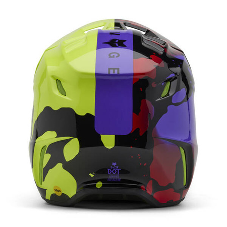 Kask FOX V3 Throttle Fluo Yellow
