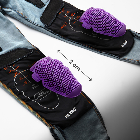 Spodnie Jeans Rebelhorn Vandal Monolayer Washed Blue długość L34