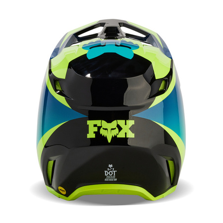 Kask Fox V1 Streak Black/Yellow