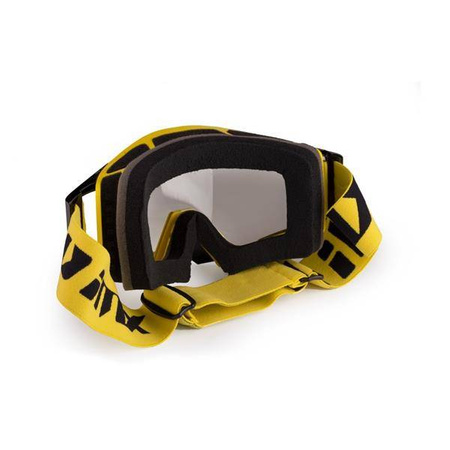 Gogle IMX Sand Yellow/Black - Szyba Silver Iridium + Clear (2 Szyby W Zestawie)