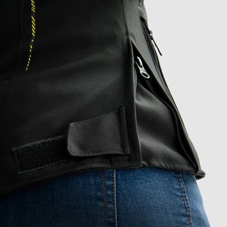 Kurtka Tekstylna Rebelhorn Jax Lady Black/Fluo Yellow